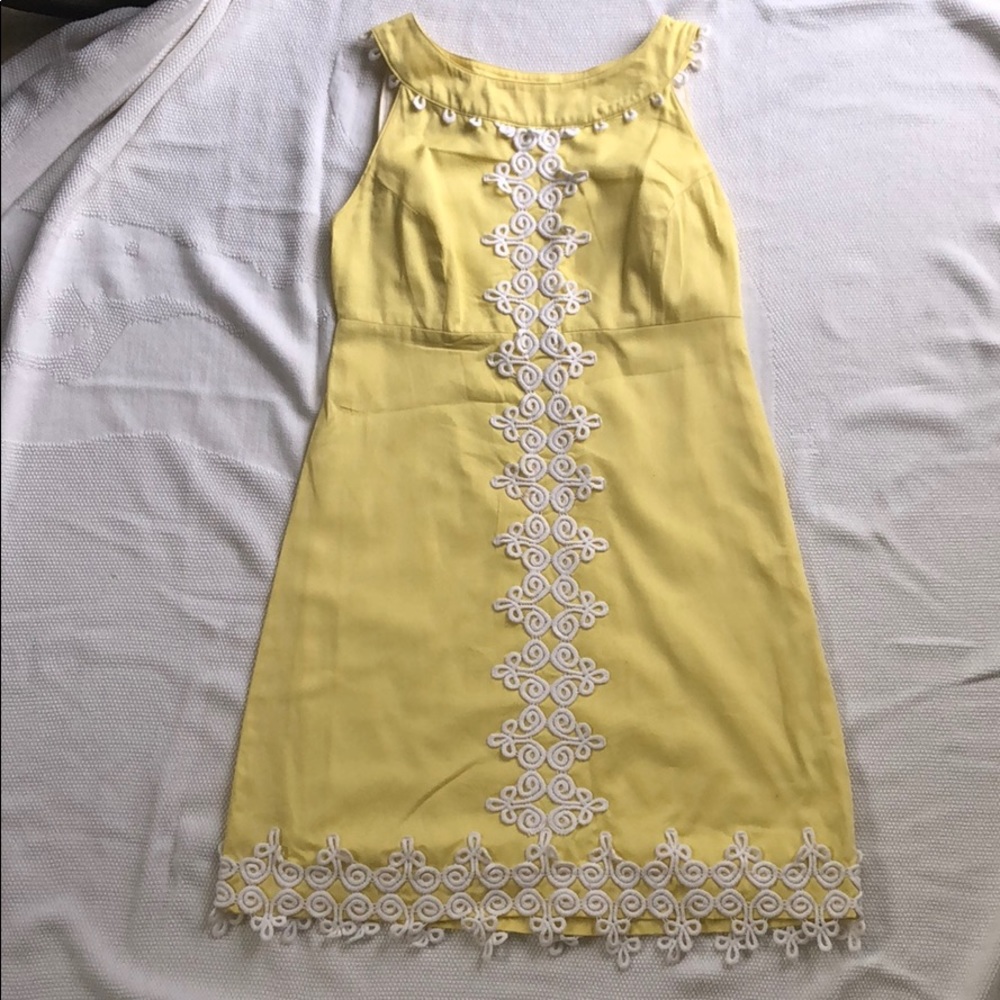 Yellow Lilly Pulitzer dress